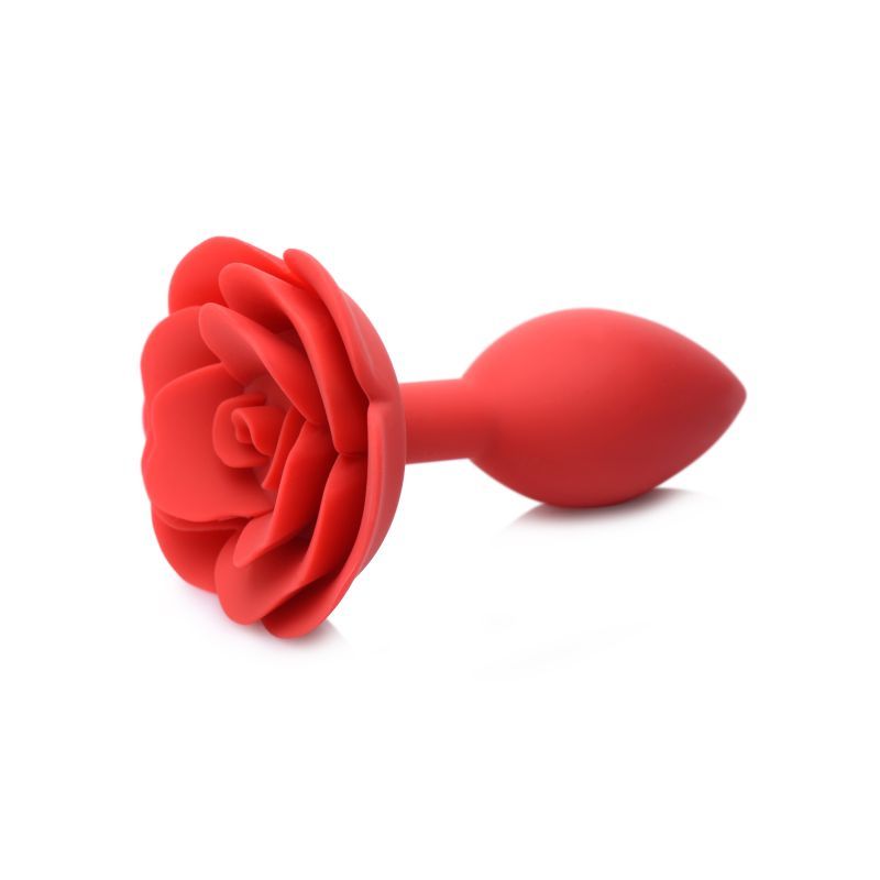 Booty Bloom Silicone Rose Plug Large Red 5 Inch > Anal Range > Butt Plugs