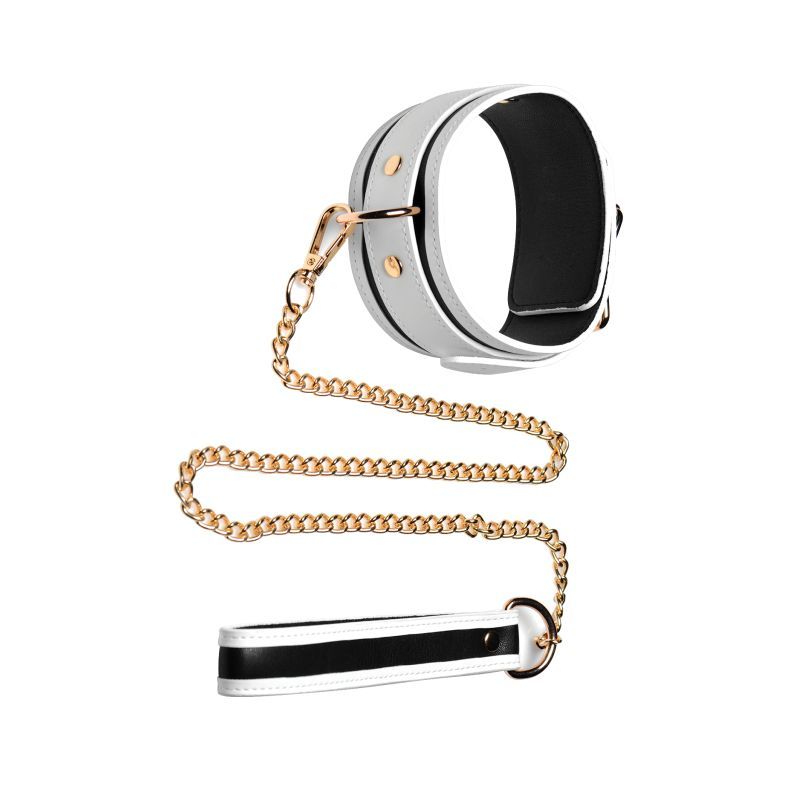 Kink in the Dark Glowing Collar and Lead Set Fluro Green > Bondage Gear > Collars & Leashes