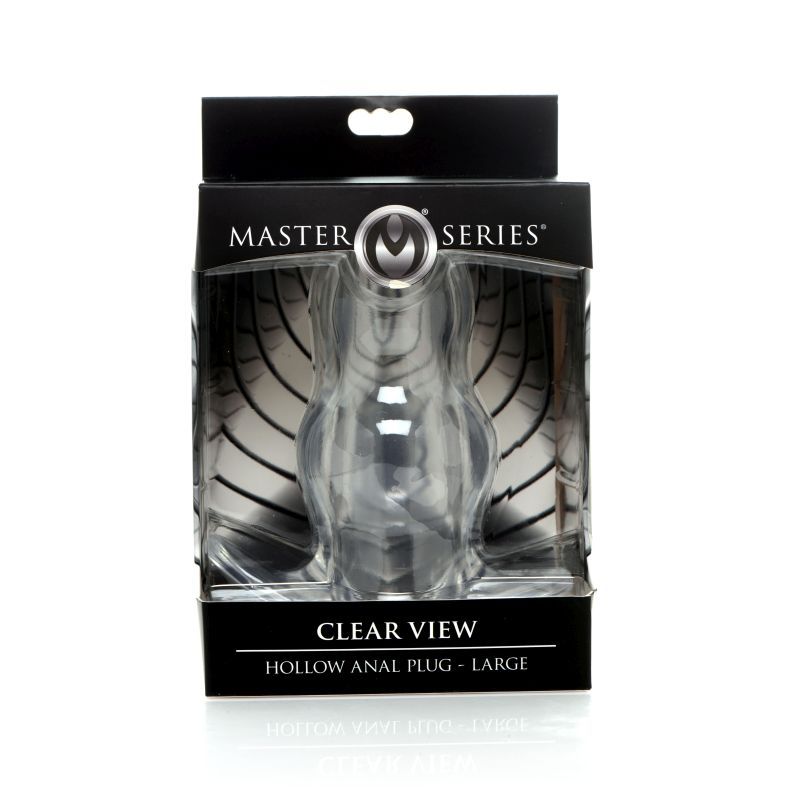 Clear View Hollow Anal Plug Large – Flexible Hollow Tunnel Butt Plug > Anal Range > Tunnel and Stretchers