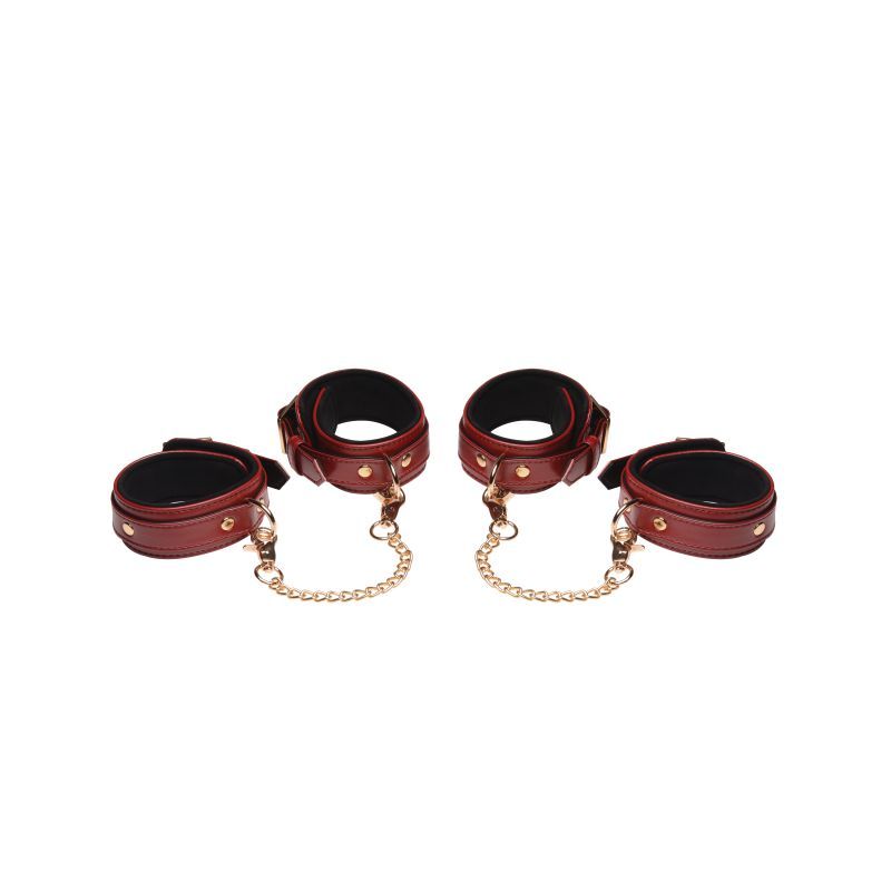 6 Piece Bondage Set – Vegan PU Leather Restraints and Cuffs Kit > Bondage Gear > Bondage Kits
