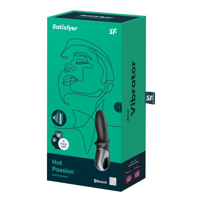 Satisfyer Hot Passion Connect – App-Controlled Warming Rechargeable Anal Vibrator > Anal Range > Vibrating Butt Plugs