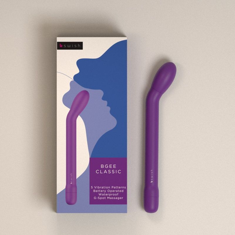 Bgee Classic Purple 7 Inch G-Spot Magic Wand Vibrator Vibrators - G Spot