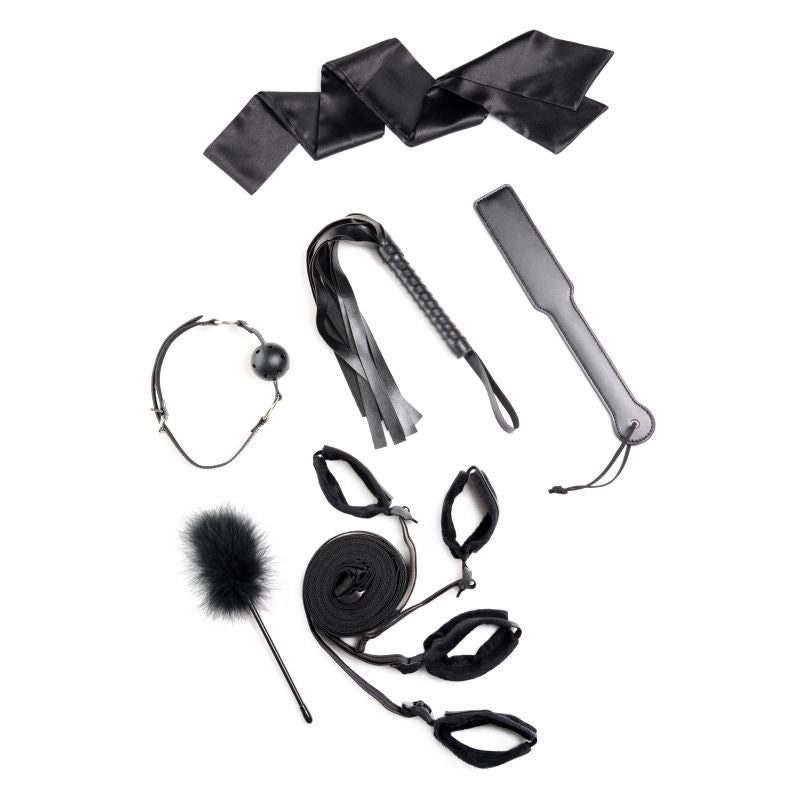 6-Piece Bed Restraint Bondage Kit Black > Bondage Gear > Bed Restraints