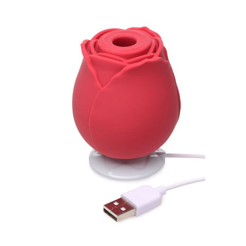 Inmi Bloomgasm 10X Silicone Suction Clit Stimulator Rose Stimulators