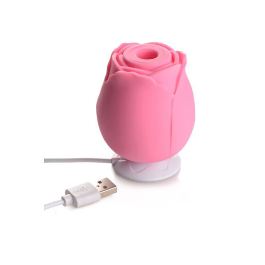 10X Wild Rose Silicone Suction Stimulator Pink