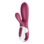 Satisfyer Hot Bunny Connect Warming Rechargeable Silicone Vibrator with App Control Purple > Vibrators > Ladies > Rabbit Multi