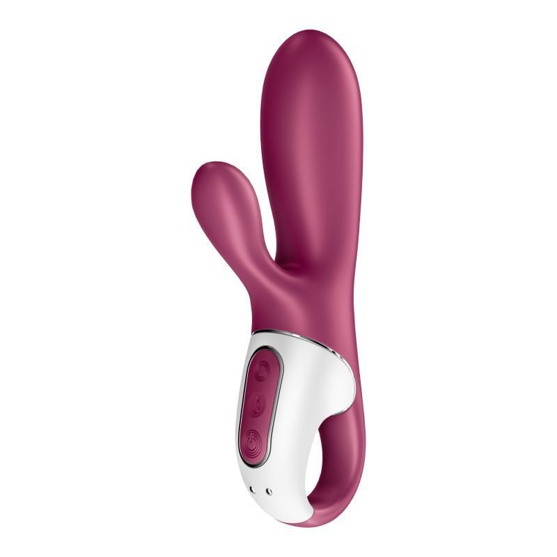 Satisfyer Hot Bunny Connect Warming Rechargeable Silicone Vibrator with App Control Purple > Vibrators > Ladies > Rabbit Multi