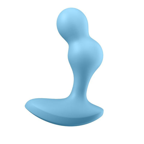 Satisfyer Deep Diver Vibrating Connect App Anal Plug Blue Default Title Butt Plugs - Vibrating