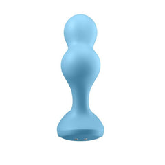 Satisfyer Deep Diver Vibrating Connect App Anal Plug Blue