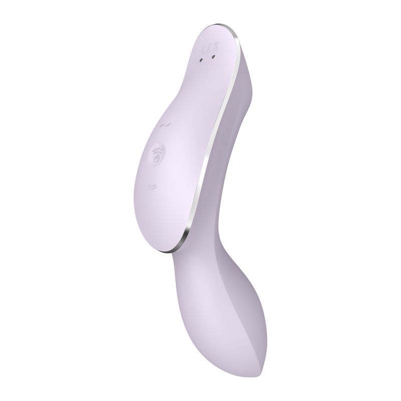 Satisfyer Curvy Trinity 2 Insertable Air Pulse Vibrator Violet AIR PULSATION