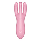Satisfyer Threesome 4 Connect – App-Controlled Flexible Clitoral and Labia Vibrator Pink > Sex Toys > Couples Toys