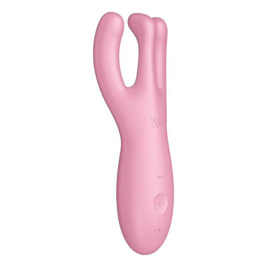 Satisfyer Threesome 4 Connect App Layon Vibrator Pink