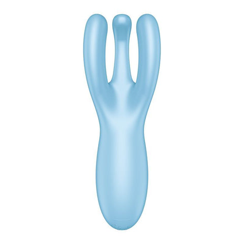 Satisfyer Threesome 4 Connect App Layon Vibrator Blue Vibrators