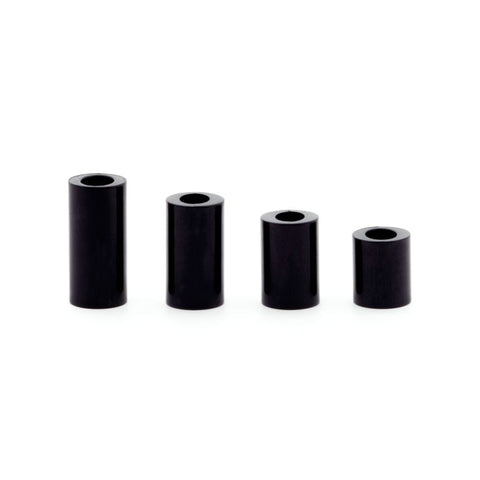 Cockcage Spacers Black 4 Pc with Sizes 11.8mm to 21.4mm Black Cages