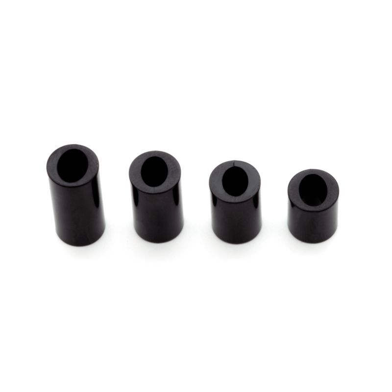 Cockcage Spacers Black 4 Pc with Sizes 11.8mm to 21.4mm Cages