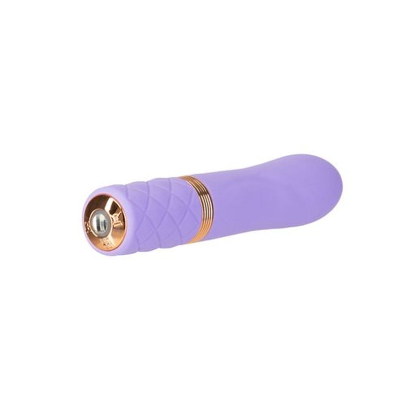 Pillow Talk Flirty Luxurious Mini Massager Purple Special Edition with Rose Gold Accents Secondary image