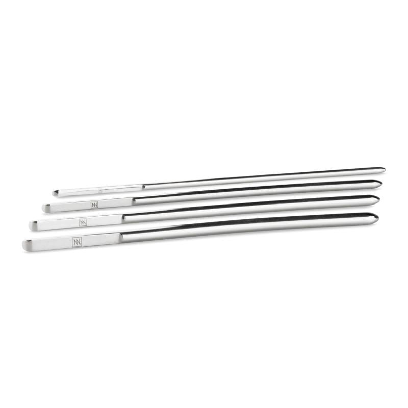Single Ended Dilator Set 14 Pc with 4mm to 17mm Sizes > Sex Toys For Men > Sounding Rods