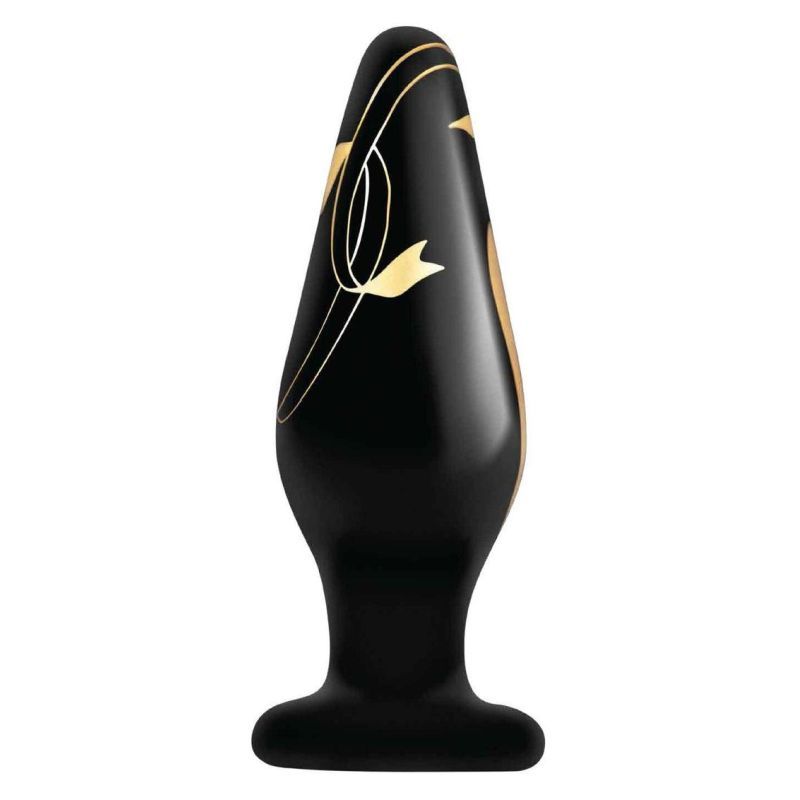 Secret Kisses Handblown Wide Glass Plug 4.5 Inches Default Title > Glass > Toys