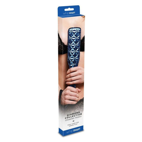 Whip Smart Diamond Paddle Blue Adult Sex Toy Whips & Paddles