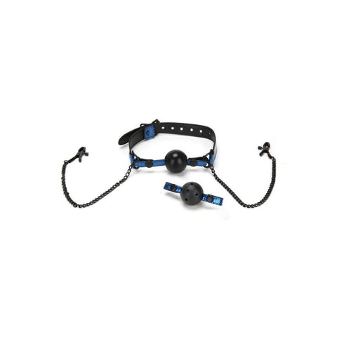 Whip Smart Diamond Ball Gag with Nipple Clips Default Title Gags