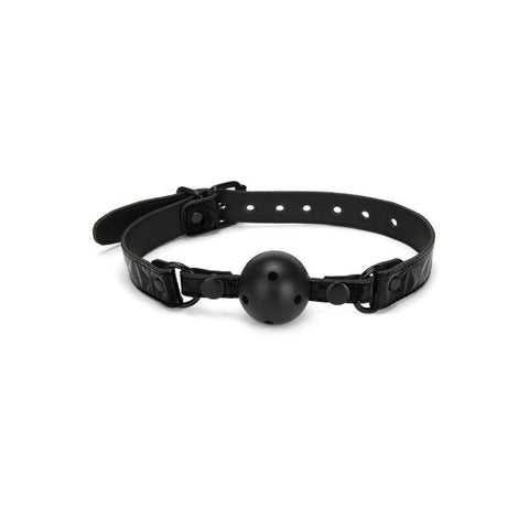 Whip Smart Diamond Deluxe Ball Gag in Black Default Title > Bondage Gear > Gags and Bits