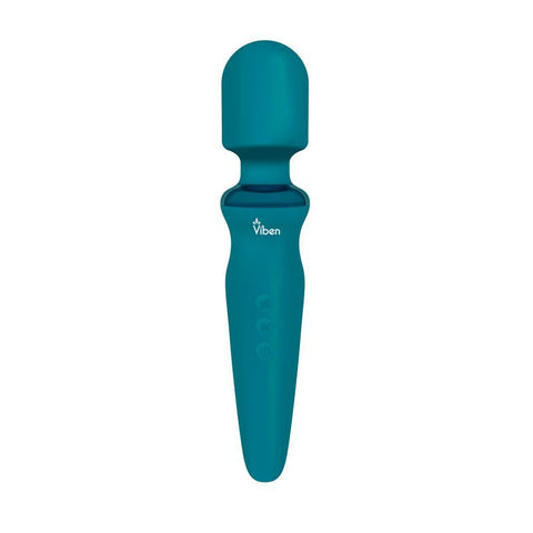 Viben Fierce Rechargeable Wand Massager Ocean Blue Electric Massager