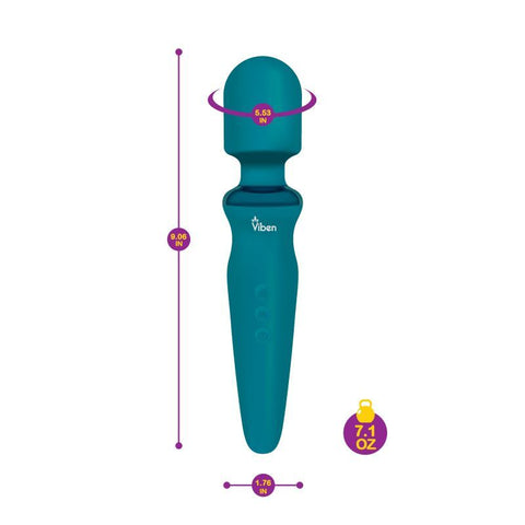 Viben Fierce Rechargeable Wand Massager Ocean Electric Massager