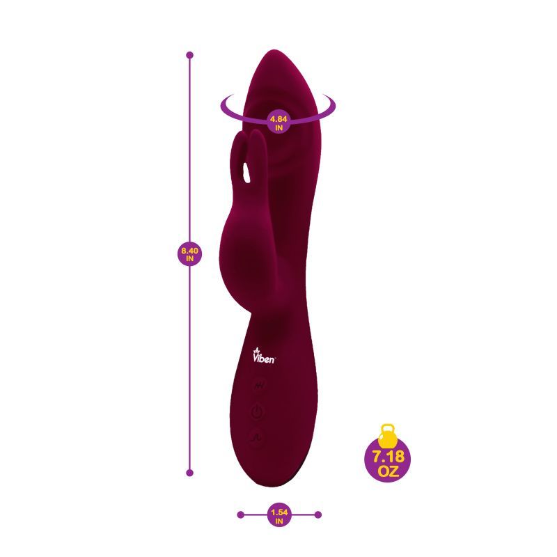 Viben Pzazz Thumping Rabbit Ruby > Vibrators > Ladies > Rabbit