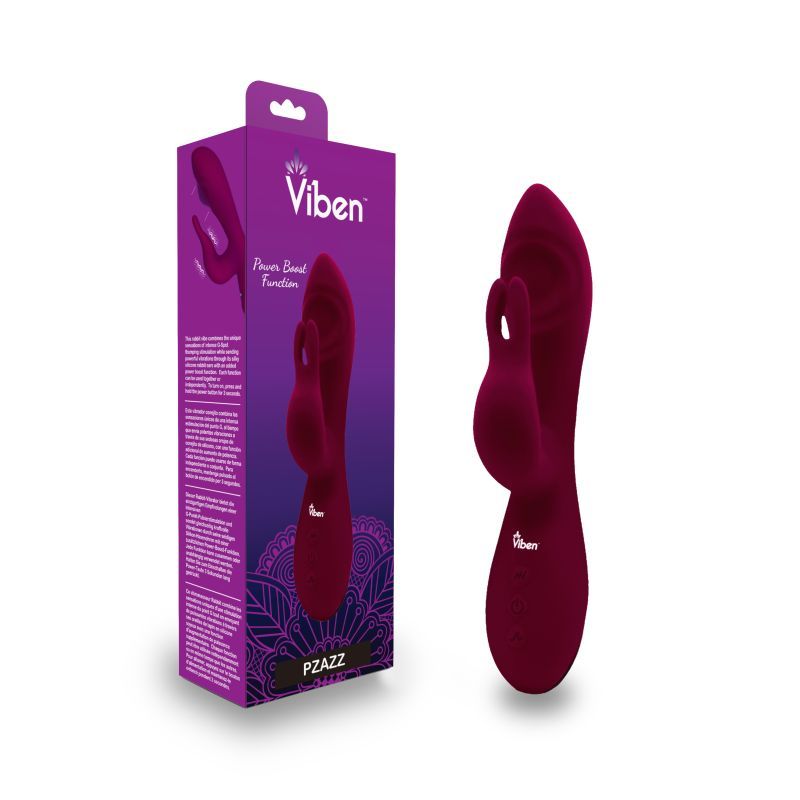 Viben Pzazz Thumping Rabbit Ruby > Vibrators > Ladies > Rabbit