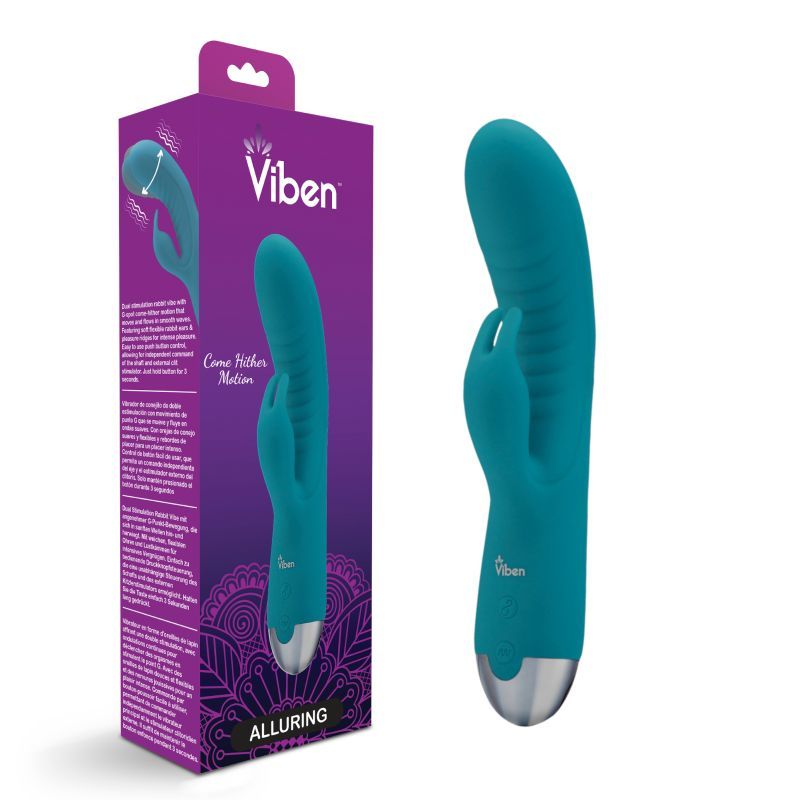Viben Alluring Come Hither Rabbit Vibe Ocean G-Spot Massager > Sex Toys For Ladies > G-Spot Vibrators