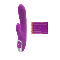 Viben Frenzy Suction Rabbit Vibe Berry