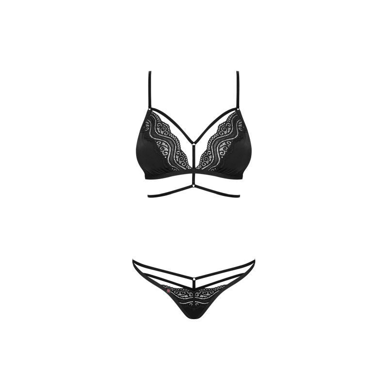 Diyosa 2 Piece Set Black Lingerie Ensemble > Clothes > Bra Sets