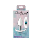 Cheeky Charms Silver Anchor Butt Plug with Clear and Pink Jewel > Anal Range > Jewel Butt Plugs