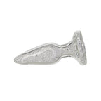 Pillow Talk Fancy Luxurious Glass Anal Plug w Clear Gem > Glass > Toys