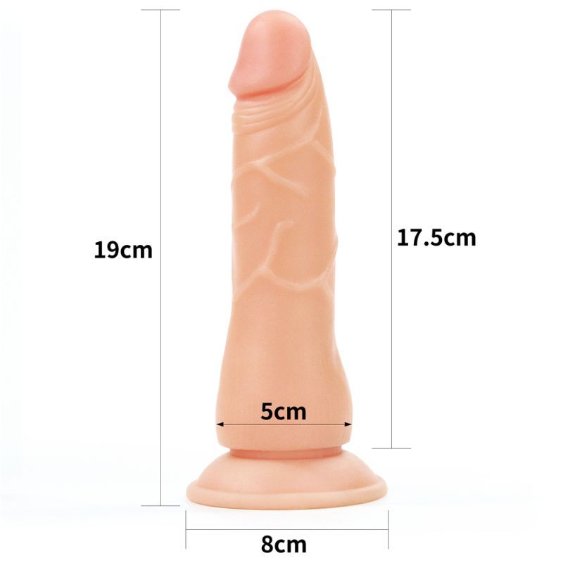 Easy Strap On Set 7.5 Inch – Adjustable Strap On Harness with Realistic Soft Dildo STRAP-ONS