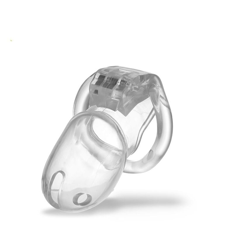 Brutus Stealth Adjustable Male Chastity Cage – Durable Polycarbonate Chastity Device Clear > Bondage Gear > Male Chastity Main image
