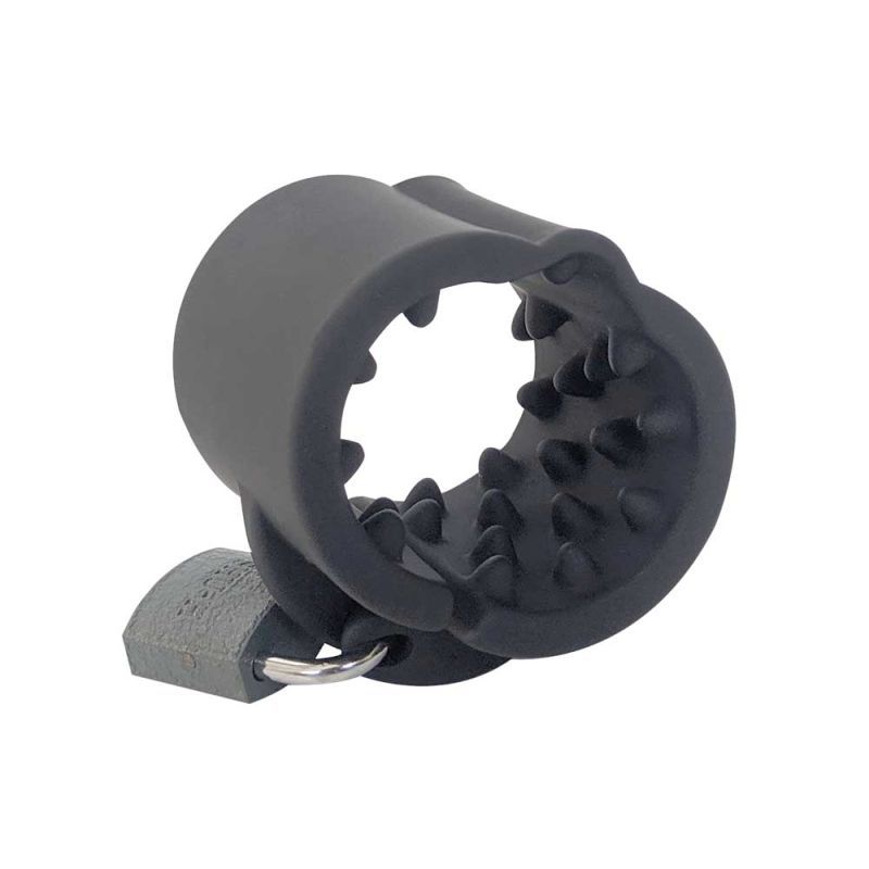 Brutus Cruncher Lockable Spiked Ball Stretcher > Sex Toys For Men >