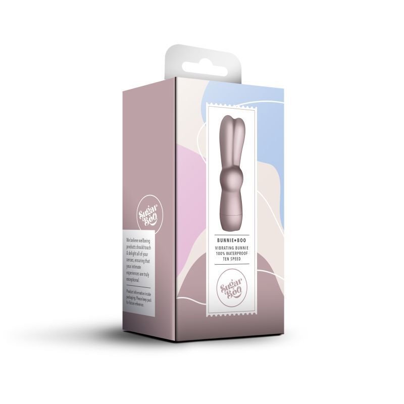 SugarBoo Bunnie Boo Rabbit Vibe Blush – Compact Silicone Personal Massager > Vibrators > Ladies > Rabbit