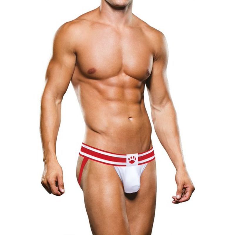 Prowler Jock White/Red Stylish Comfort Jock Strap Red Small > Clothes > Jockstraps