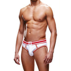 Prowler Open Back Brief White/Red Red Large > Clothes > Open Back Underwear