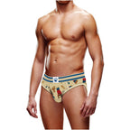 Prowler Lumberbear Open Back Brief Blue Medium > Clothes > Open Back Underwear