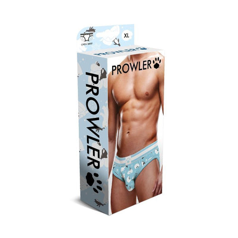 Prowler Winter Open Back Brief with Fun Polar Design Open Back Underwear
