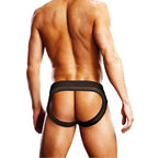 Prowler Mesh Open Back Brief Black Black Large > Clothes > Open Back Underwear