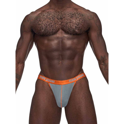 Male Power Casanova Uplift Micro Thong in Grey for Men Mens G-Strings