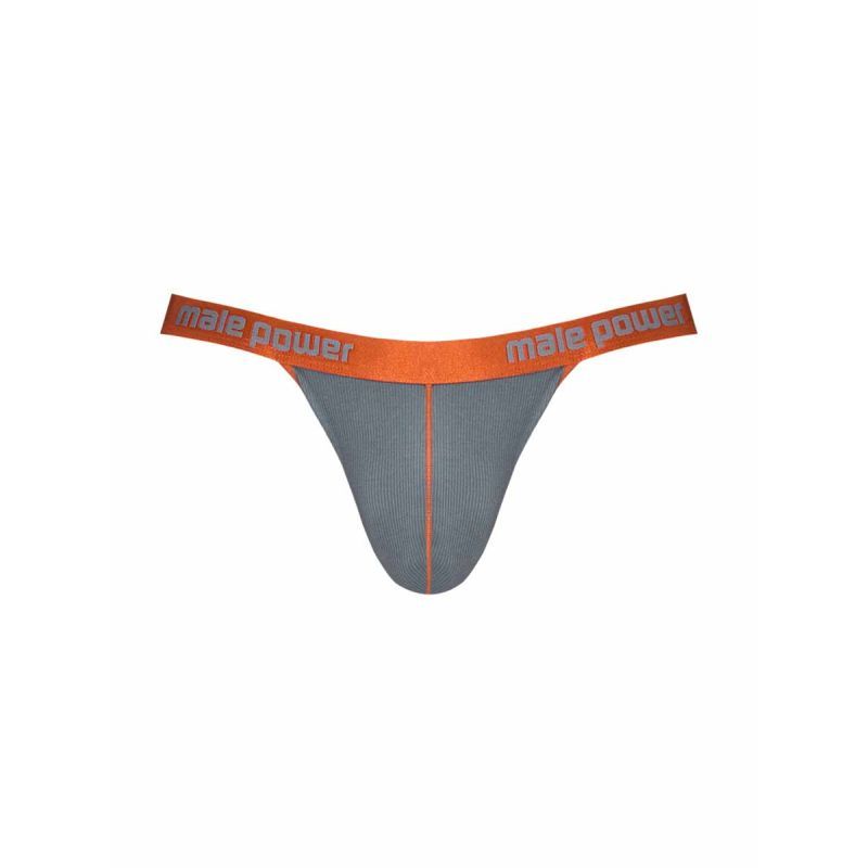 Male Power Casanova Uplift Micro Thong in Grey for Men > Clothes > Mens G-Strings
