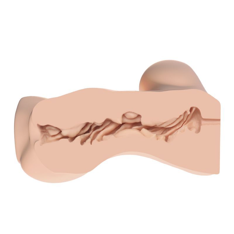 Jessica Handheld Torso Masturbator – Ultra Premium Realistic Sleeve with Detailed Genital Reproduction Strokers - Manual