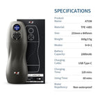 Atom Electronic Masturbator with Heating and Vibration Modes > Sex Toys For Men > Masturbators > Vibrating