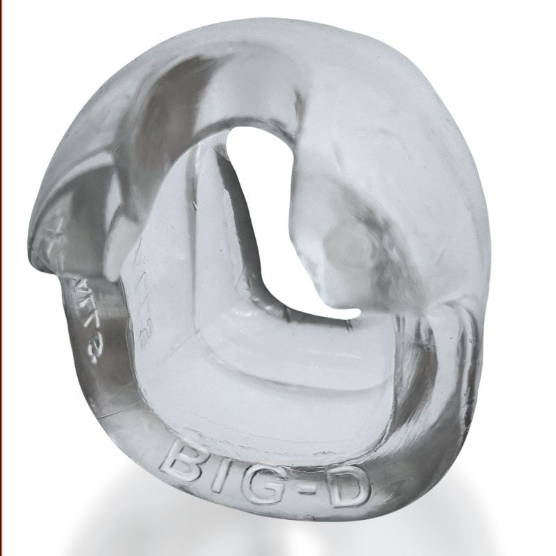 Big D Shaft Grip Cock Ring Clear > Cock Ring > Single