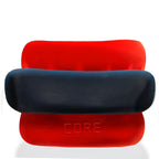 Ultracore Core Ballstretcher with Axis Ring in Red Ice Red One Size > Sex Toys For Men > Ball Stretchers