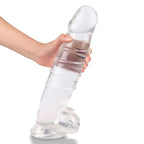 Denny Dong Clear XXL (40cm Length, 14cm Diameter) – Large Realistic Dildo with Suction Cup Clear > Dildos > Oversized Toys